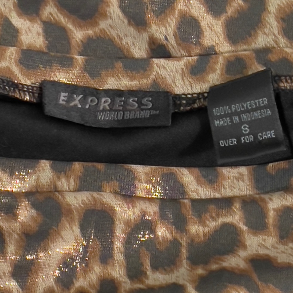 Express Leopard Print Skirt - image 4